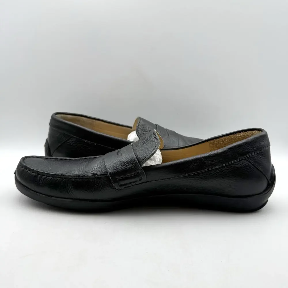 Samuel Hubbard Mens Free Spirit Loafers LEFT 12 Wide RIGHT 12 M Black Leather